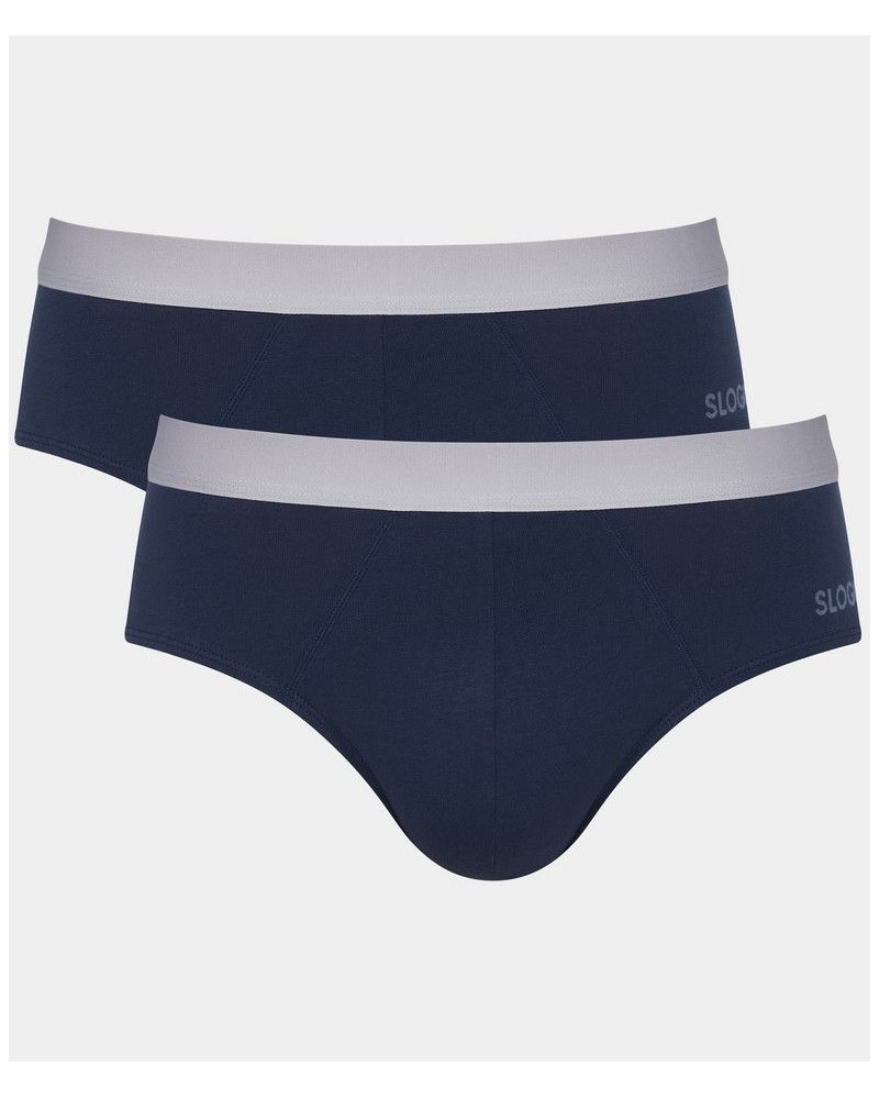 Brief Sloggi Men GO ABC (Set of 2) (Navy)