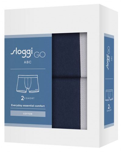 Boxers longs Sloggi Men GO ABC (Lot de 2) (Navy)