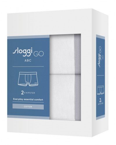 Boxer Sloggi Men GO ABC (Juego de 2) (Blanco)