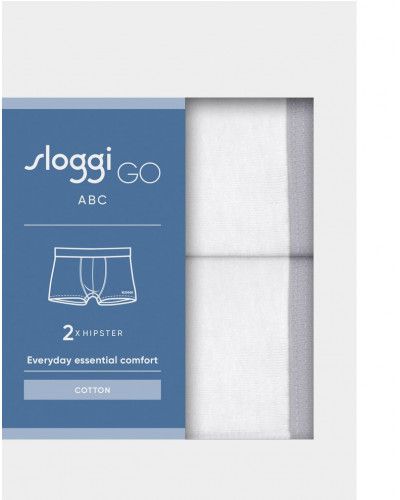 Boxer Sloggi Men GO ABC (Lot de 2) (Blanc)