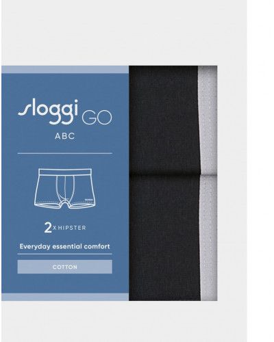 Boxer Sloggi Men GO ABC (Lot de 2) (Noir)