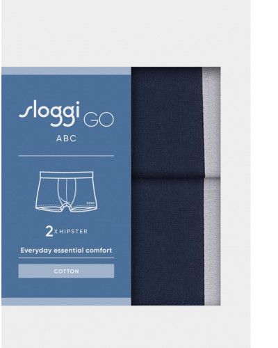 Boxer Sloggi Men GO ABC (Juego de 2) (Navy)