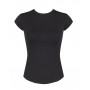 Round neck t-shirt Sloggi GO Ribbed (Black)