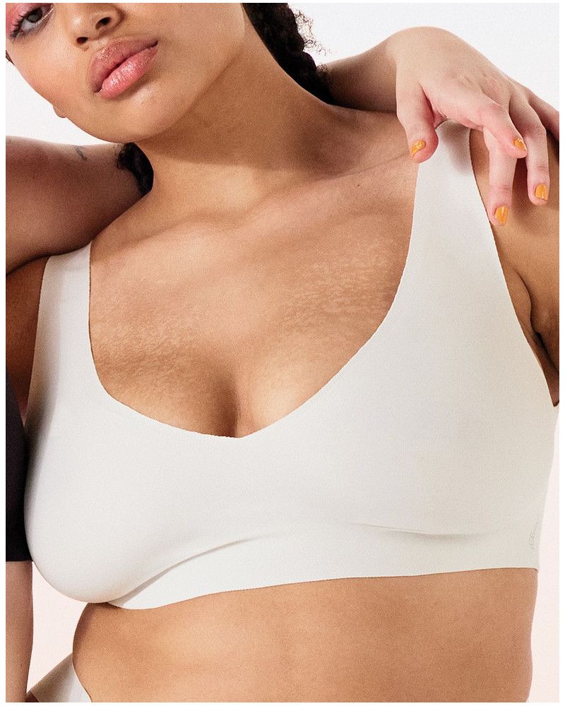 Bralette neckline Sloggi Zero Feel (Silk White)