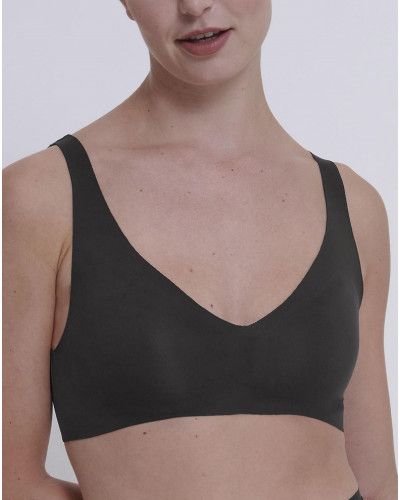 Brassière décolleté plongeant Sloggi ZERO Feel (Noir)