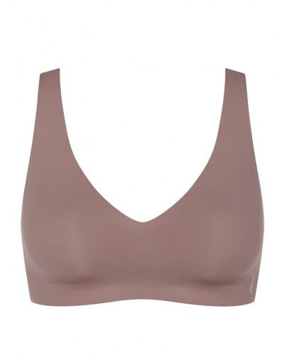 Bralette plunging neckline Sloggi ZERO Feel (Cacao)