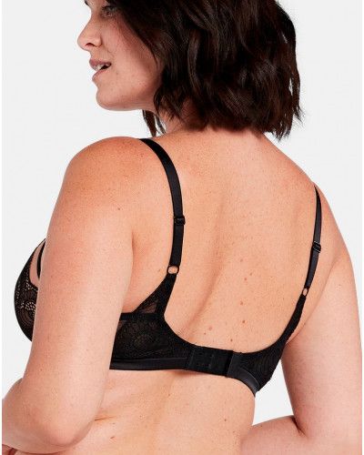 Soutien-gorge armatures classique Sans Complexe Serena (Noir / Peau)