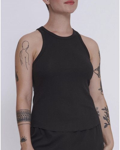 Tank top Sloggi GO Ribbed (Black)