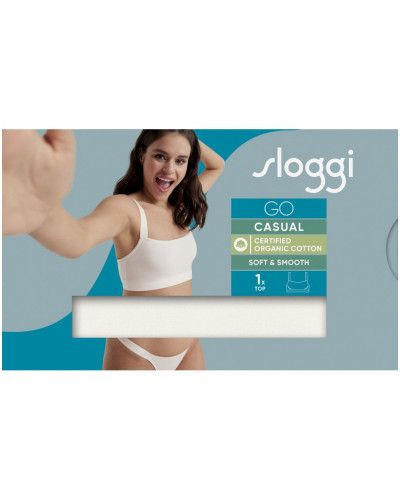 Bralette Sloggi Go Casual (Silk White)