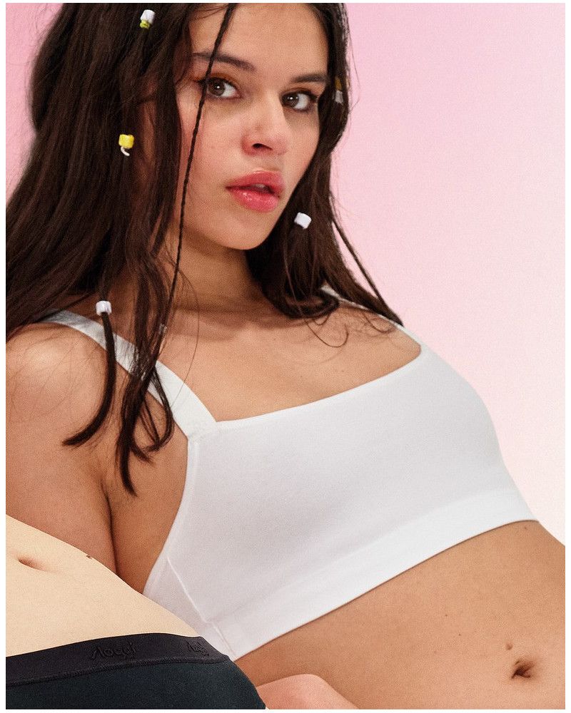 Bralette Sloggi Go Casual (Silk White)