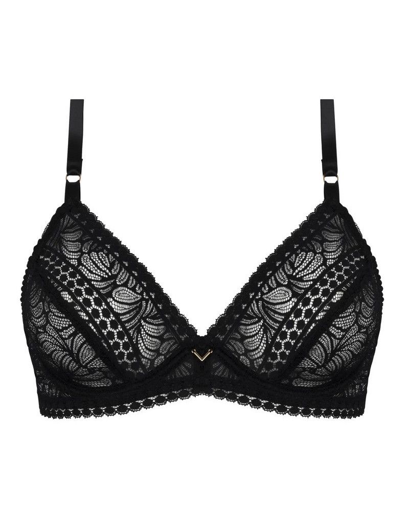 Triangle bra Antigel Atelier Séduction (Black)