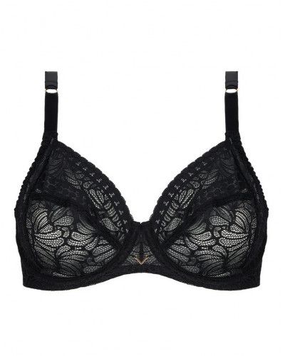 Well-being underwired bra Antigel Atelier Séduction (Black)