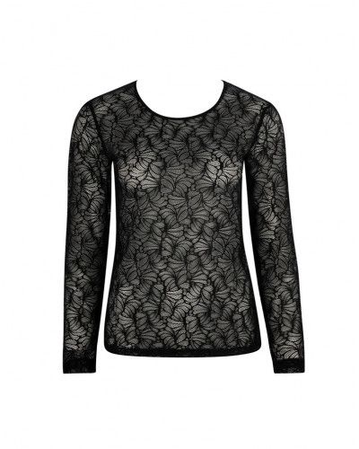 Top manches longues Antigel Atelier Séduction (Noir)