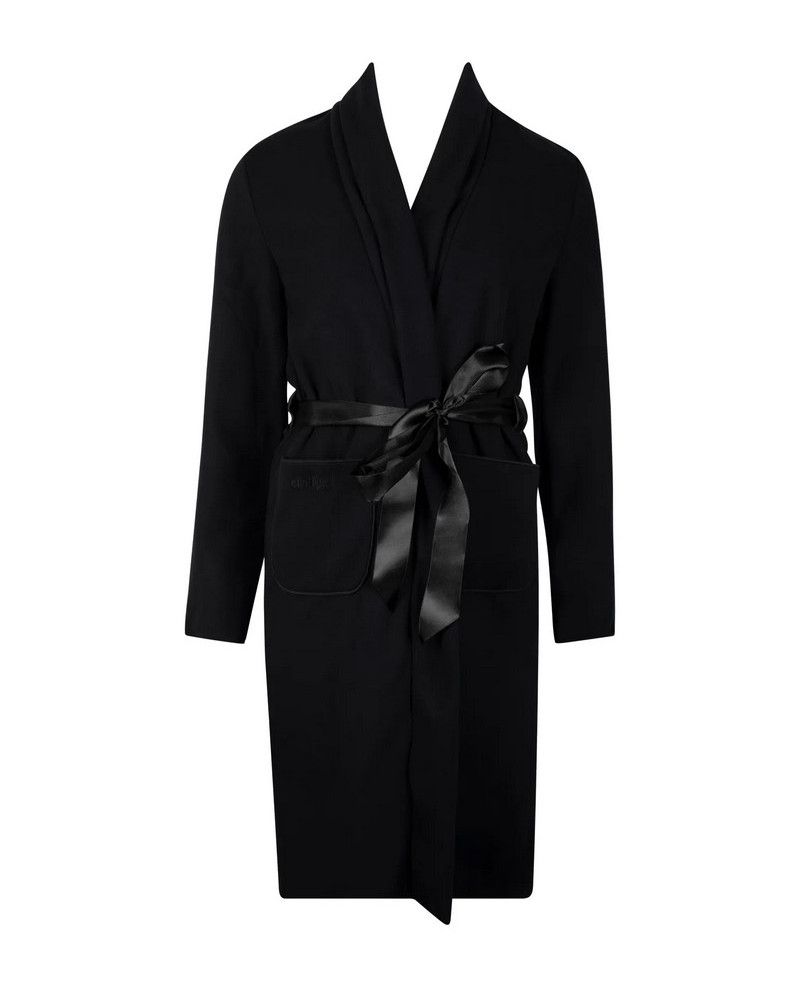 Long dressing gown Antigel Simply Perfect (Noir Polaire)