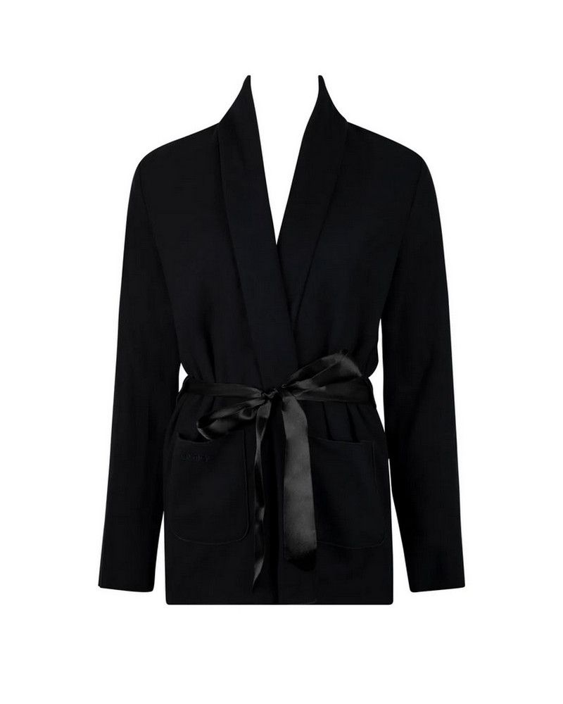 Short dressing gown Antigel Simply Perfect (Noir Polaire)