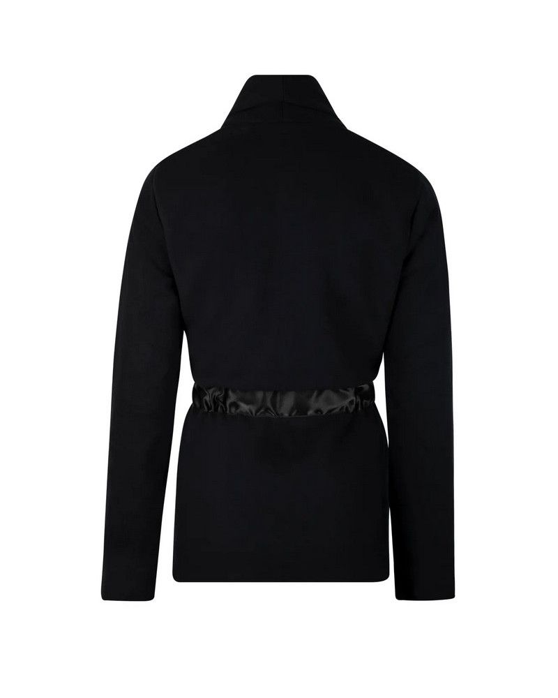 Robe de chambre polaire courte Antigel Simply Perfect (Noir Polaire)