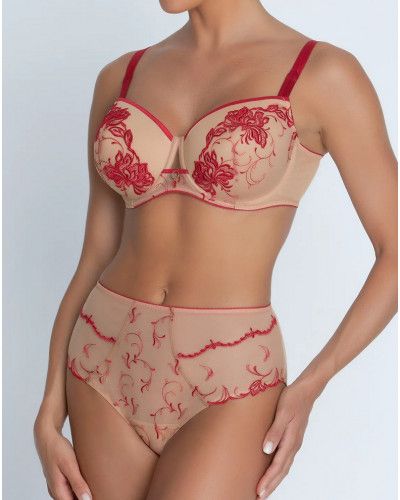 Slip taille haute Lise Charmel Eblouissant Eros (Nude Solaire)