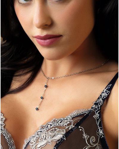 Collar Lise Charmel Déesse en Glam (Marine Argent)