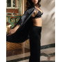 Trousers 100% silk Lise Charmel Splendeur Soie (Black)