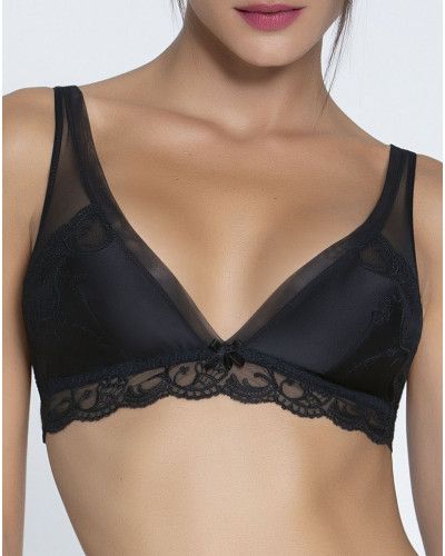 Sujetador triángulo Lise Charmel Splendeur Soie (Negro)