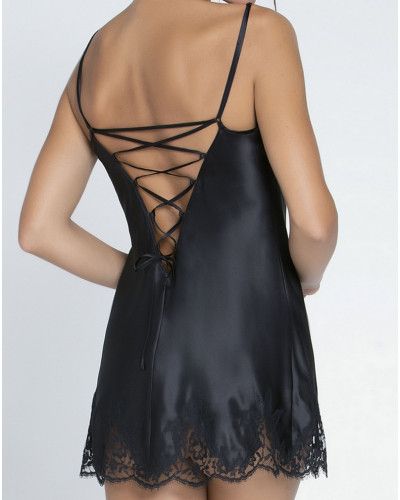 Babydoll Lise Charmel Splendeur Soie (Noir)