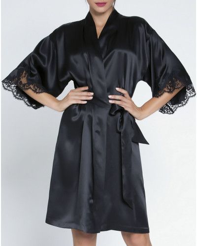 Bata de casa Lise Charmel Splendeur Soie (Negro)