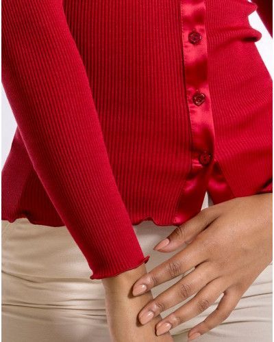 Oscalito "Elegante" Blouse 6350 (Rouge)