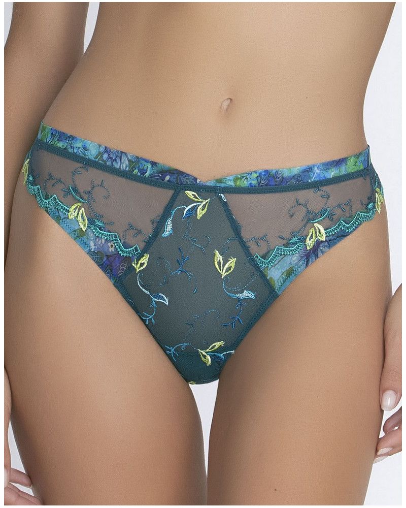 Thong Lise Charmel Grâce Aquatique (Floral Aqua)