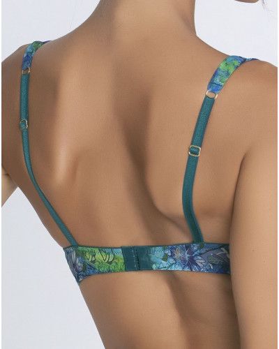 Demi bra Lise Charmel Grâce Aquatique (Floral Aqua)