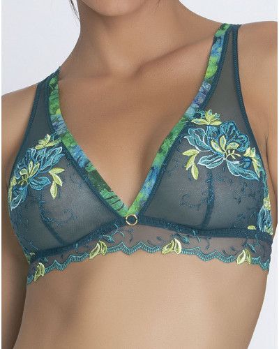 Sujetador triángulo Lise Charmel Grâce Aquatique (Floral Aqua)