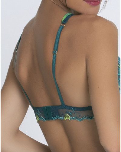 Triangle bra Lise Charmel Grâce Aquatique (Floral Aqua)