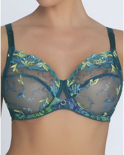 Underwired bra wellness Lise Charmel Lise Charmel Grâce Aquatique (Floral Aqua)