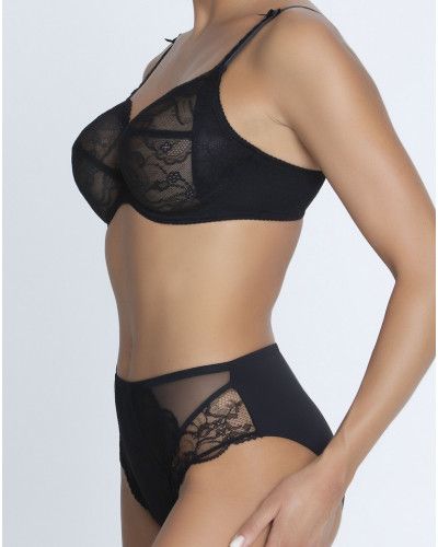 Slip taille haute Lise Charmel Féérie Couture (Noir)