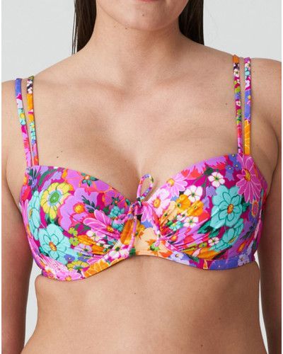 Padded balcony Bath bra Prima Donna Swim Najac (Floral Explosion)