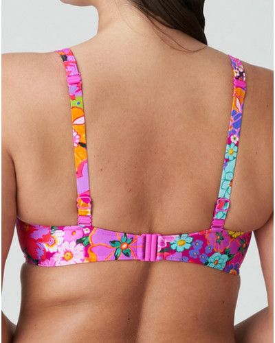 Sujetador de baño preformado plunge Prima Donna Swim Najac (Floral Explosion)