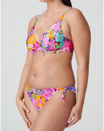 Sujetador de baño preformado plunge Prima Donna Swim Najac (Floral Explosion)