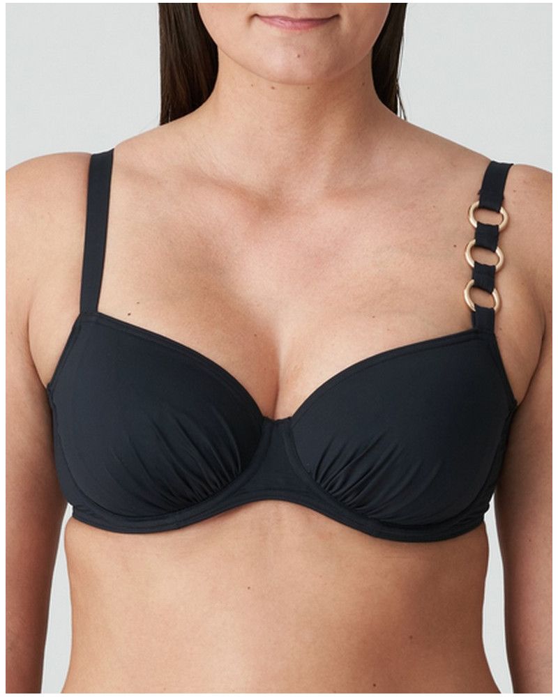 Sujetador de Baño Abrazador Prima Donna Swim Damietta (negro)