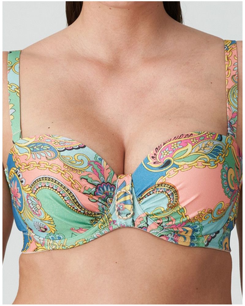 Hull bandeau bra Prima Donna Swim Celaya (Italian Chic)