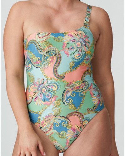 Traje de baño de una pieza asimétrico Prima Donna Swim Celaya (Italian Chic)