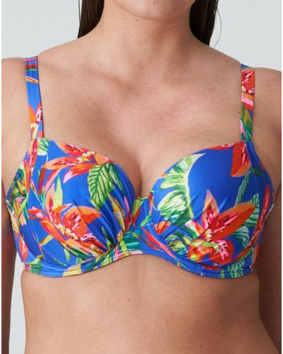 Sujetador balconette Prima Donna Swim Latakia (Tropical Rainforest)