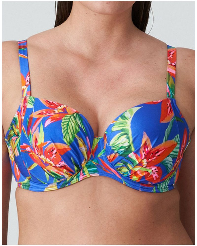 Balconette swim bra Prima Donna Swim Latakia (Tropical Rainforest)