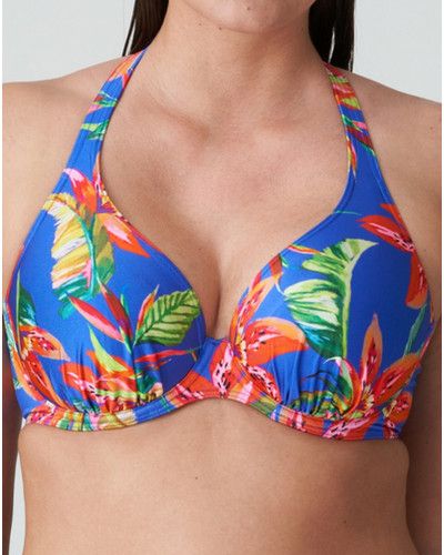 Padded plunge bath bra Prima Donna Swim Latakia (Tropical Rainforest)