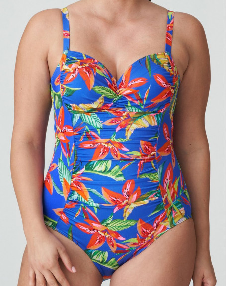 One-piece swimsuit Prima Donna Swim Latakia (Tropical Rainforest)