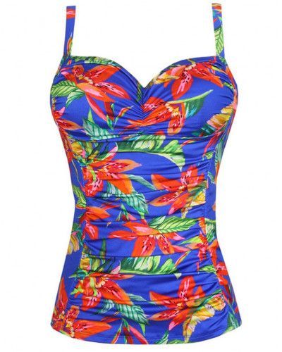Maillot de bain tankini à coques Prima Donna Swim Latakia (Tropical Rainforest)