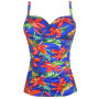 Tankini swimsuit with cups Prima Donna Swim Latakia (Tropical Rainforest)