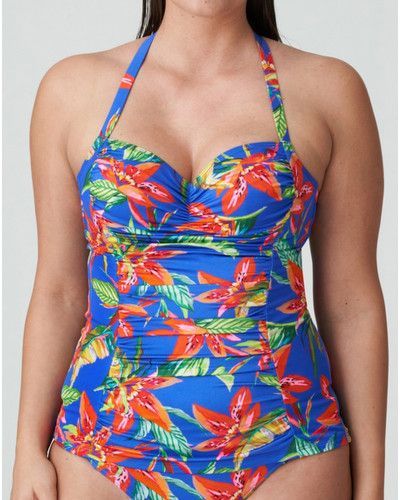 Traje de baño tankini con copas Prima Donna Latakia (Tropical Rainforest)
