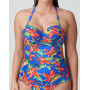 Tankini swimsuit with cups Prima Donna Swim Latakia (Tropical Rainforest)