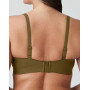 Padded bath bra with removable straps Prima Donna Swim Sahara (Olive)