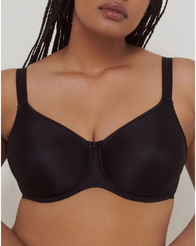 Padded underwired bra Prima Donna Satin (Black)