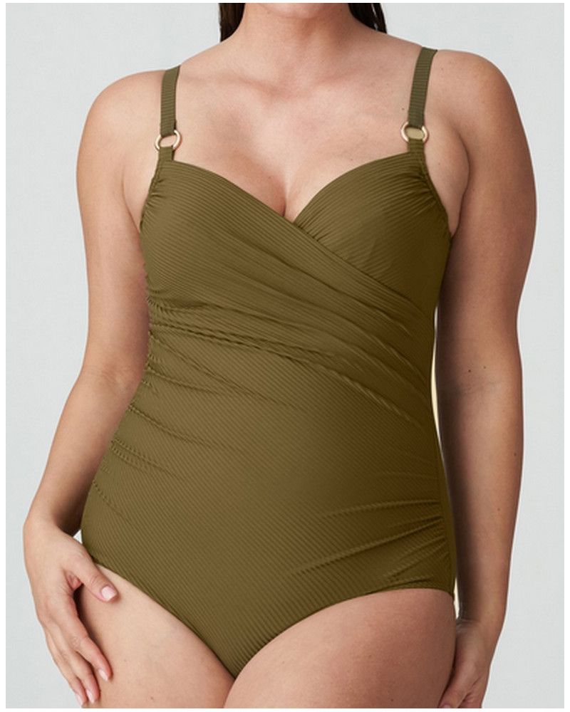 Traje de baño de una pieza Prima Donna Swim Sahara (Olive)